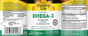 Natural Omega-3 1,000 mg
