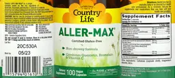 Label for Aller-Max