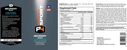 Label for Recovery BCAA Arctic Freeze