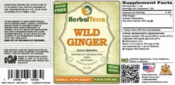 Label for Wild Ginger Sugar Free