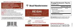 Label for Reishi