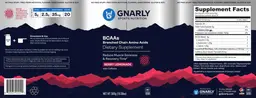 Label for BCAAs with Caffeine Berry Lemonade