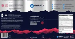Label for Collagen Pro Unflavored