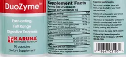 Label for DuoZyme