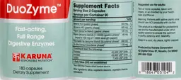 Label for DuoZyme