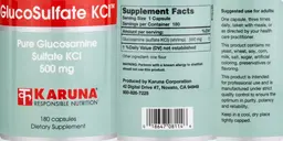 Label for GlucoSulfate KCl