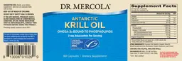 Label for Antarctic Krill Oil