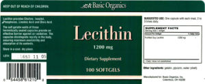 Lecithin 1200 mg