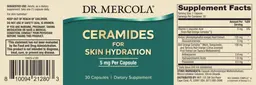 Label for Ceramides for Skin Hydration 5 mg