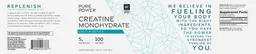 Label for Creatine Monohydrate 5 g Unflavored