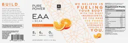 Label for EAA + BCAA Orange