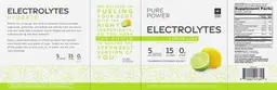 Label for Electrolytes Lemon Lime