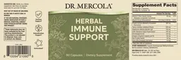 Label for Herbal Immune Support