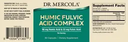 Label for Humic Fulvic Acid Complex
