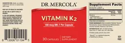 Label for Vitamin K2 180 mcg
