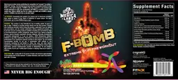 Label for F-Bomb Sour Gummy Snakes