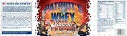 Label for Patriot's Whey Yankee F'N Doodle