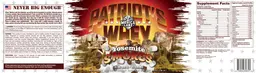 Label for Patriot's Whey Yosemite S'Mores
