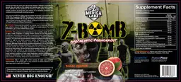 Label for Z-Bomb Blood Orange