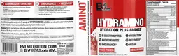 Label for HydrAmino Fruit Punch