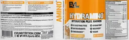 Label for HydrAmino Orange Mango