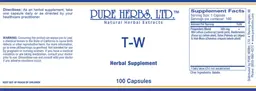 Label for T-W