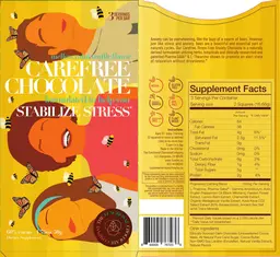 Label for Carefree Chocolate Mellow Truffle Mint Flavor