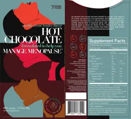 Label for Hot Chocolate Vanilla Creme Brulee Flavor