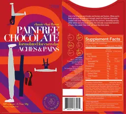 Label for Painfree Chocolate Classic Chai Flavor