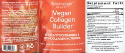 Label for Vegan Collagen Builder