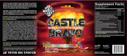 Label for Castle Bravo Sour Gummy Snakes
