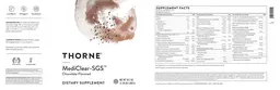 Label for MediClear-SGS Chocolate Flavored