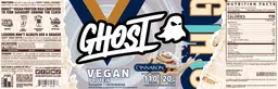 Label for Vegan Protein Cinnabon