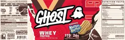 Label for Whey Protein Chocolate Nutter Butter