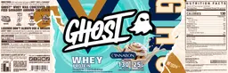 Label for Whey Protein Cinnabon