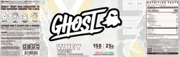Label for Whey Protein Frosted Sugar Cookie