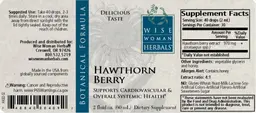 Label for Hawthorn Berry