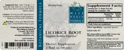 Label for Licorice Root