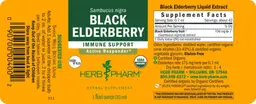 Label for Black Elderberry