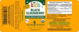 Label for Kids Black Elderberry Alcohol Free