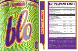 Label for Blo Gorilla Juice