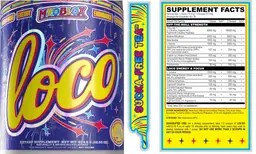 Label for Loco Sucka-Free Tea