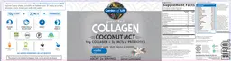 Label for Grass Fed Collagen Coconut MCT Vanilla Flavor