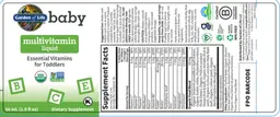 Label for Multivitamin Liquid