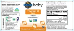 Label for Vitamin C Liquid