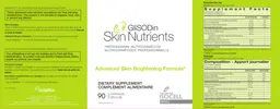 Label for Advanced Skin Brightening Formula