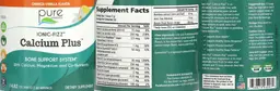 Label for Calcium Plus Orange-Vanilla Flavor