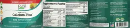 Label for Calcium Plus Raspberry-Lemonade Flavor