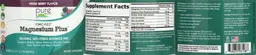 Label for Magnesium Plus Mixed Berry Flavor