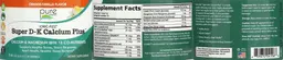 Label for Super D-K Calcium Plus Orange-Vanilla Flavor